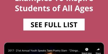 Poetry slams bring new life to a sometimes stuffy genre. Share these slam poetry examples in the classroom with kids of all ages.