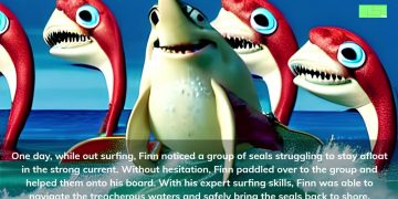 SS 92 FINN THE SURFIN' SHARK CHINESE english subtitles created with A.I