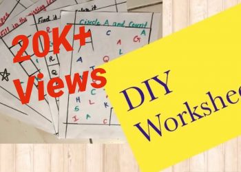 Easy DIY worksheets for 2-3 years toddler | #youtubeshorts | Homeschooling |Nursery playgroup